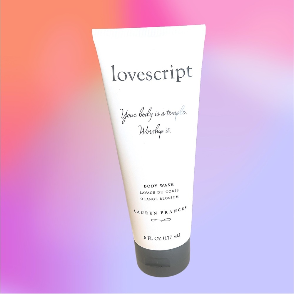 Lovescript Body Wash in Orange Blossom 6 fl oz NWOB & Sealed